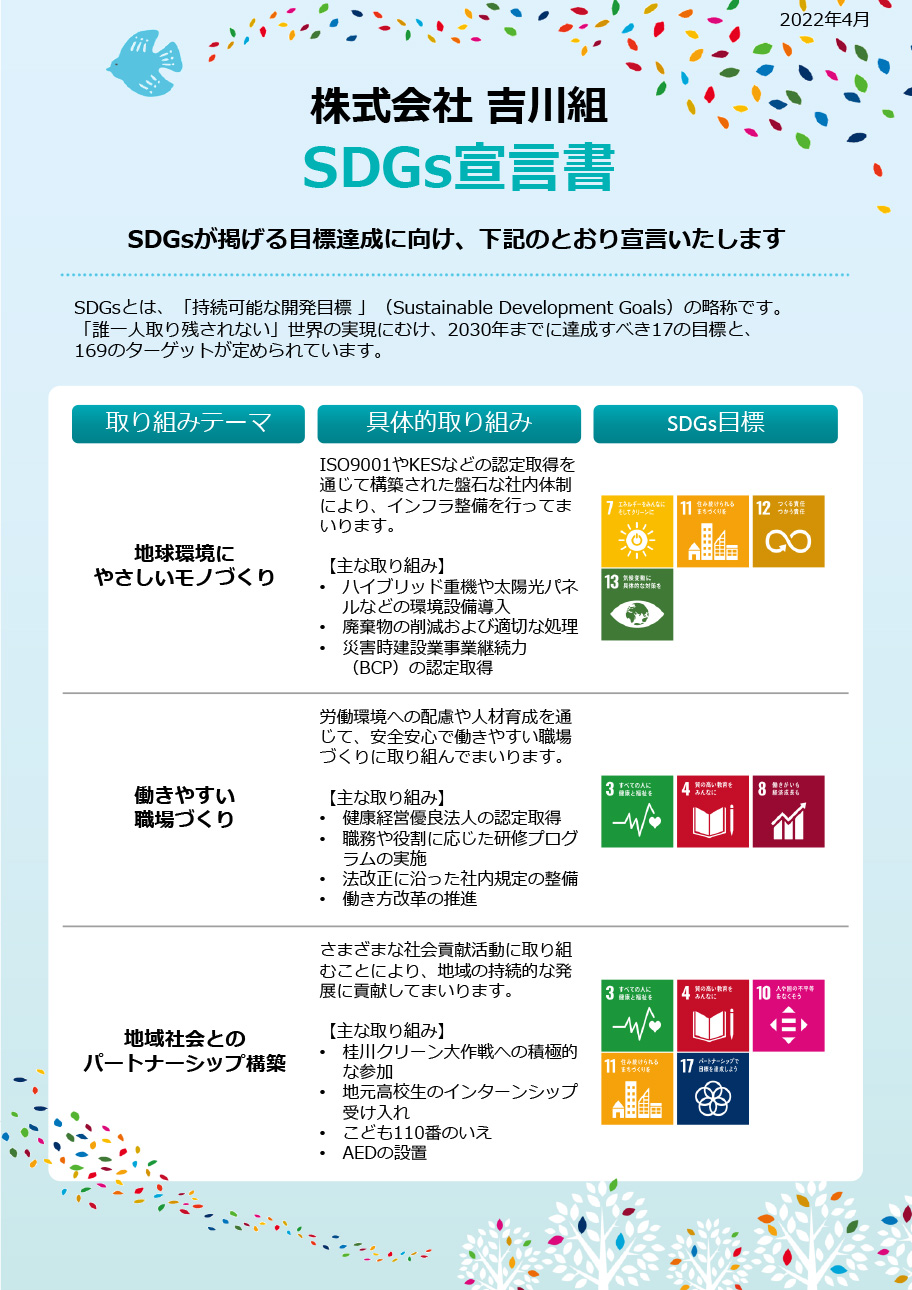 SDGs宣言